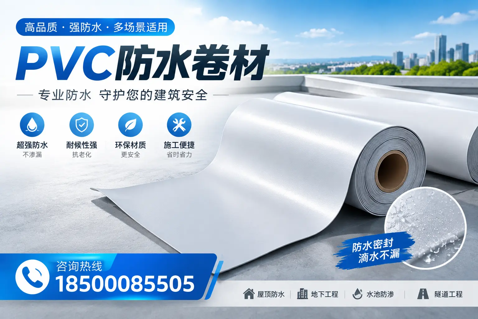 PVC防水卷材的市场竞争分析,济源品牌选择参考